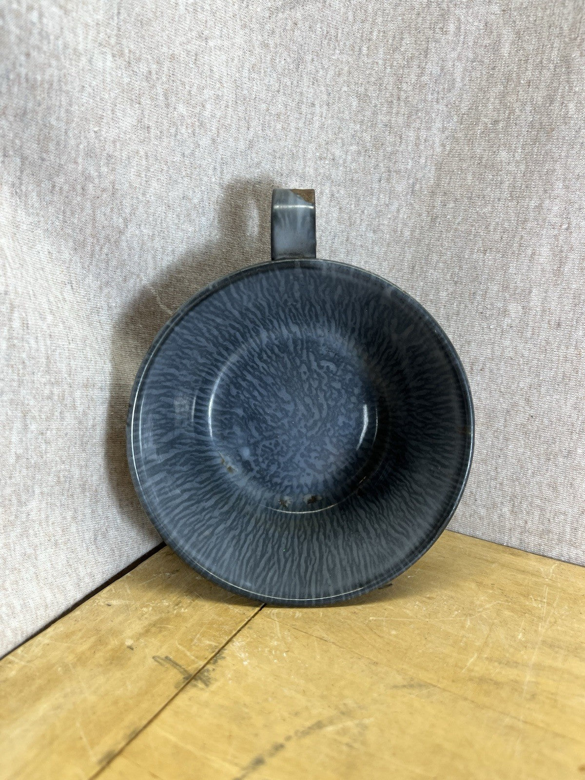 Enamel Grey Coffee Cup