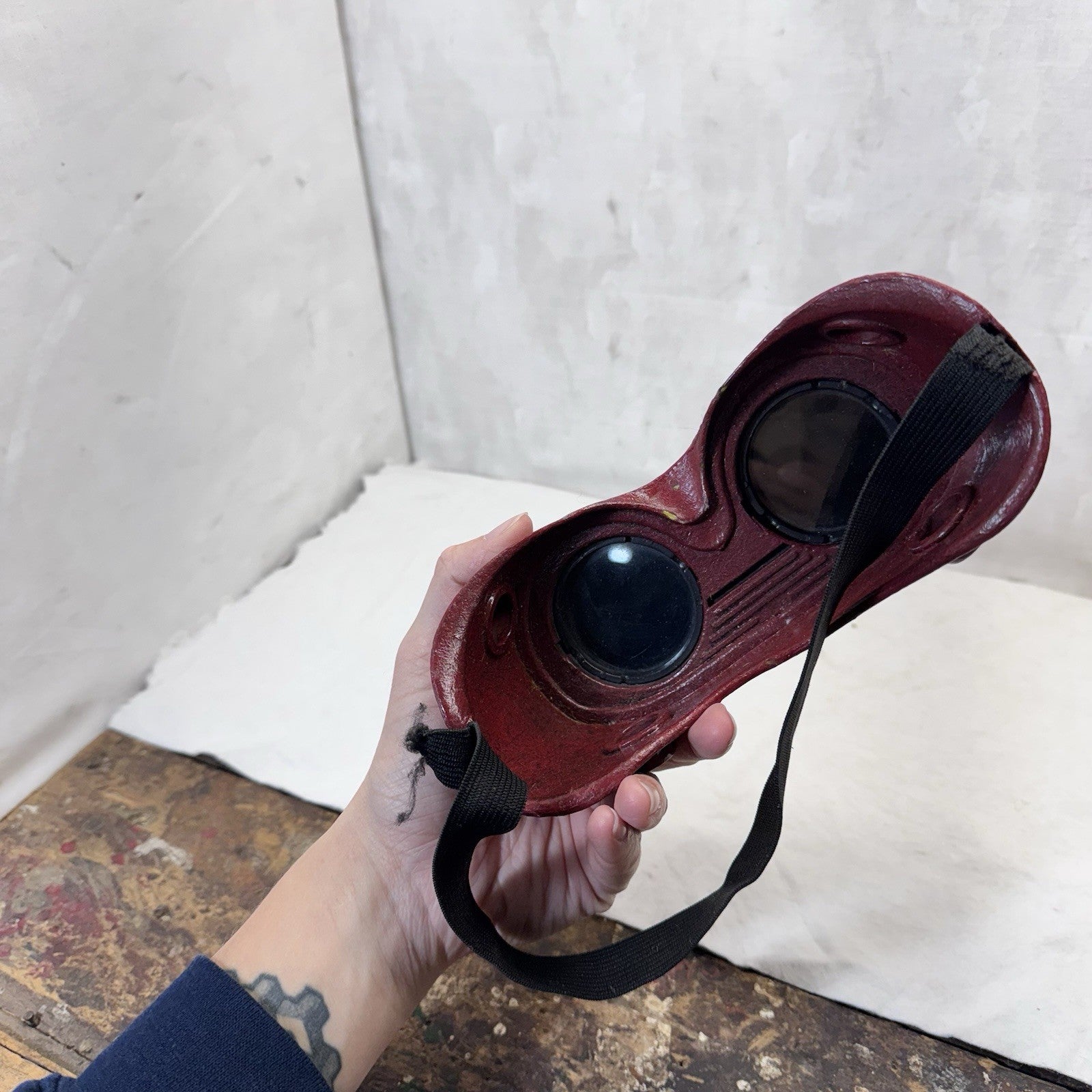 Steampunk Aviator Plastic Costume Goggles 