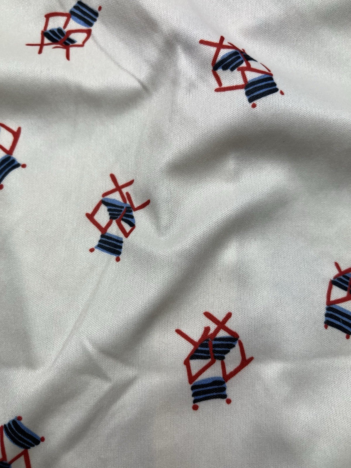 1970s, 80s Boys White Print S Sleeve Shirt