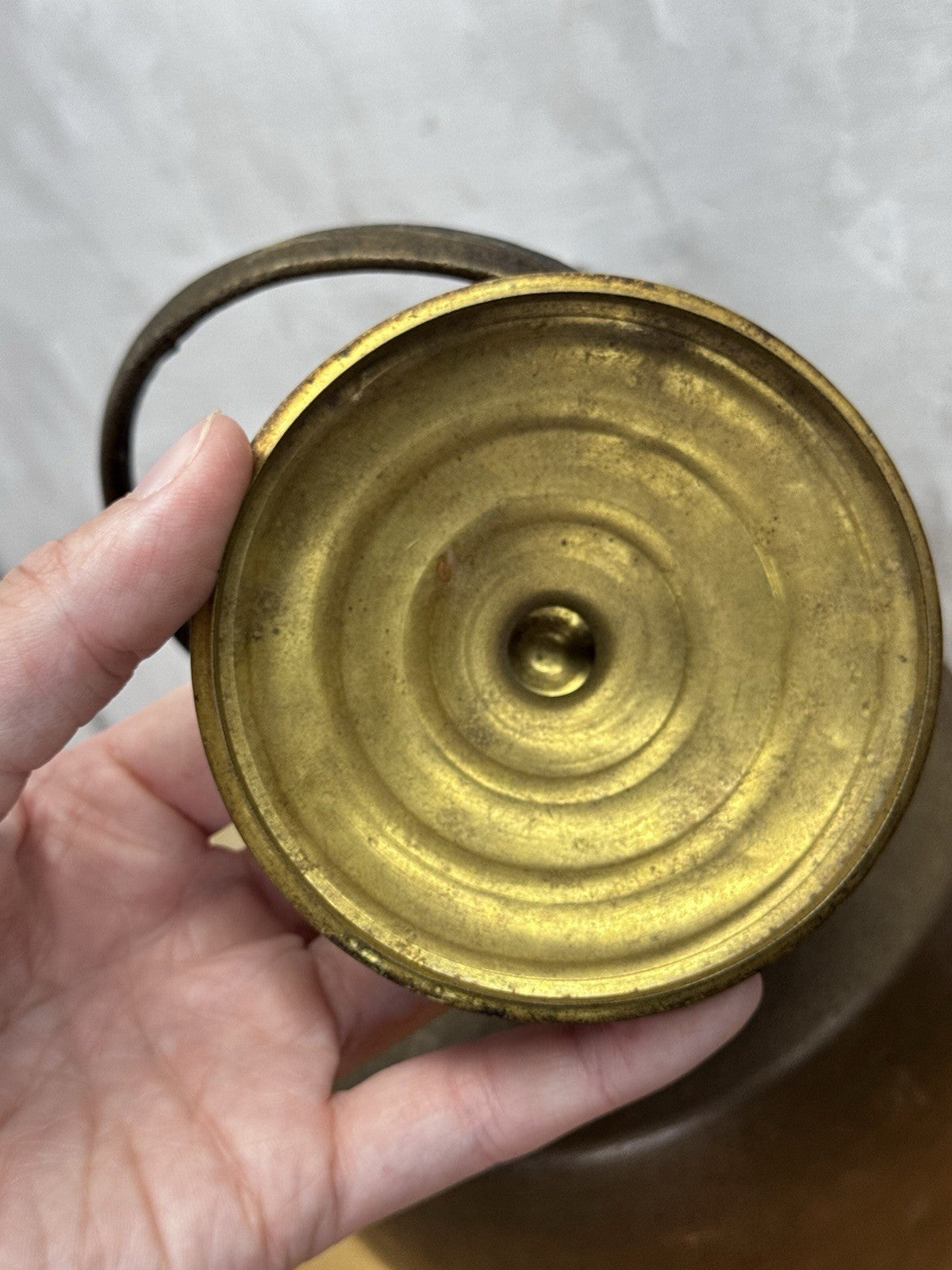 Amphora Copper Jug ​​with Brass Spout 1900-1920 Antique #1160