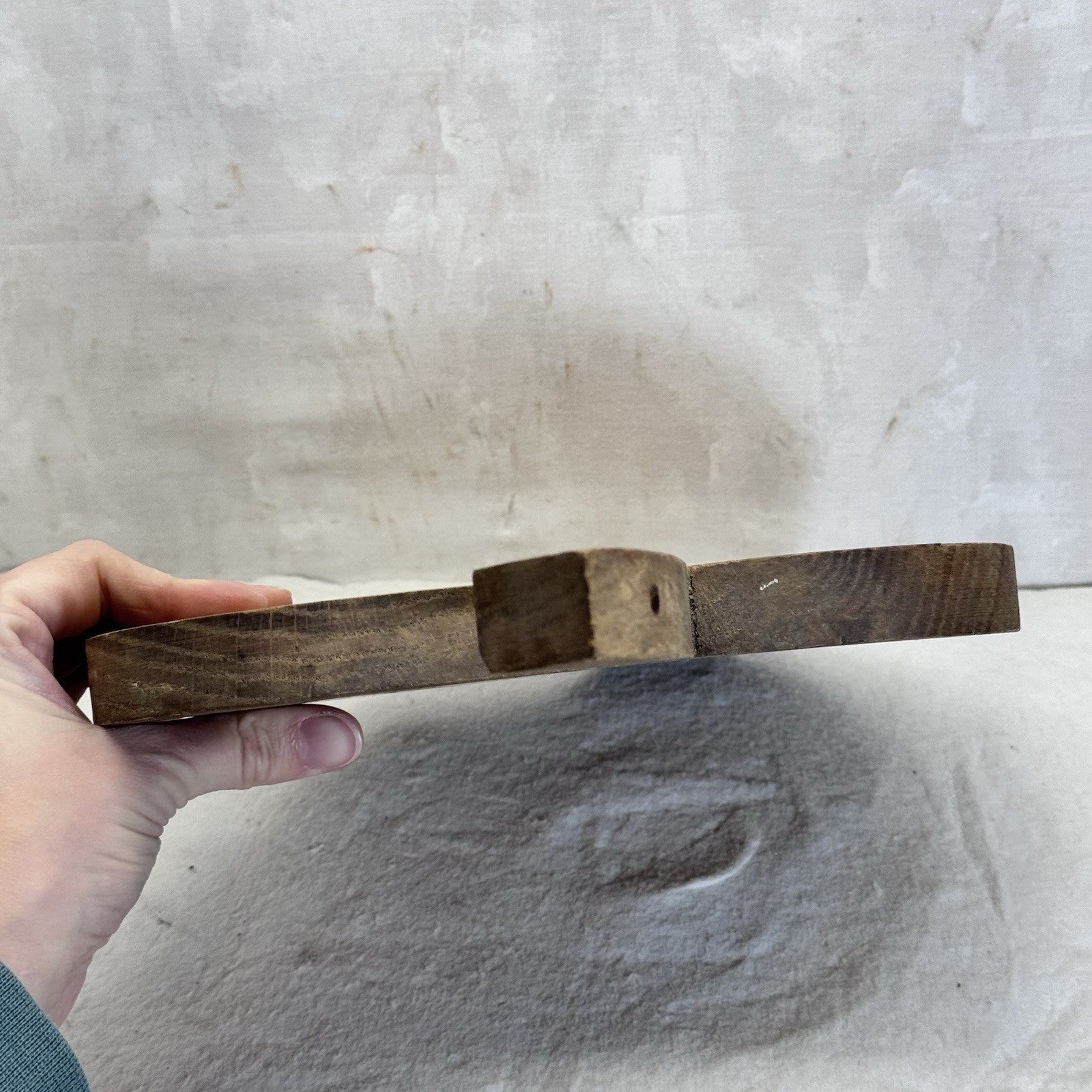 Vintage Apple Shape Wooden Cutting Board 