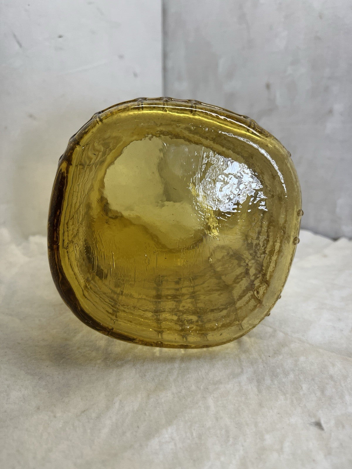 Mid Century Amber Pitcher 