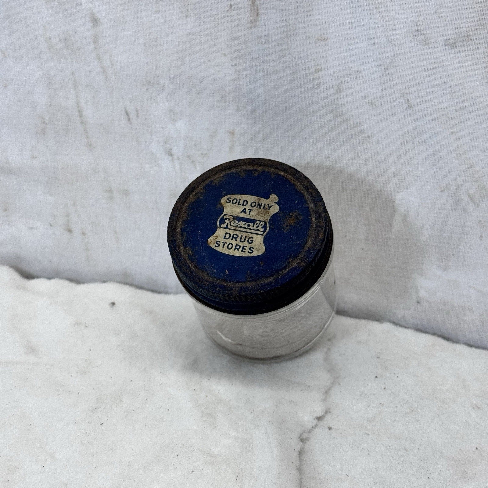 Small Rexall Vintage Glass Jar 