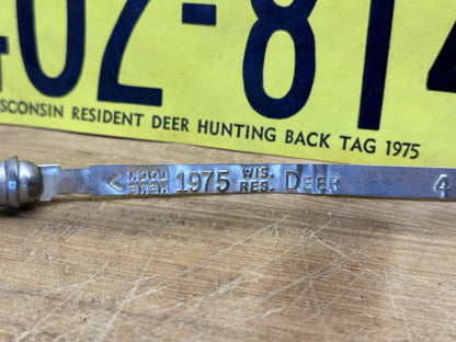 Wisconsin Resident Hunting Tags 1975 #1581