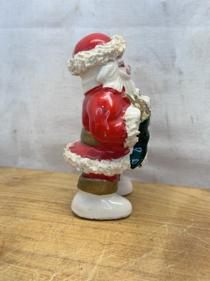 Ceramic Spaghetti Santa Vtg #1303