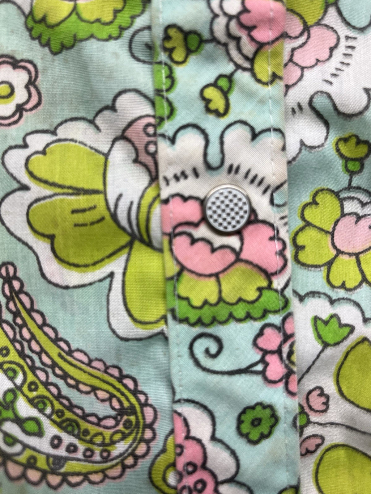 1960s, 70s Women’s Floral S Sleeve Dress