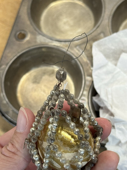 Victorian Glass Bead Ornament #1575