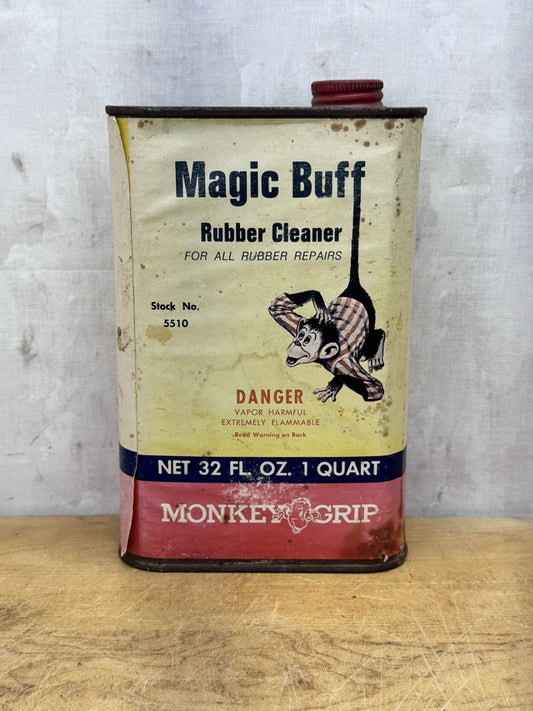 Monkey Grip Magic Buff Rubber Cleaner Vintage #1103