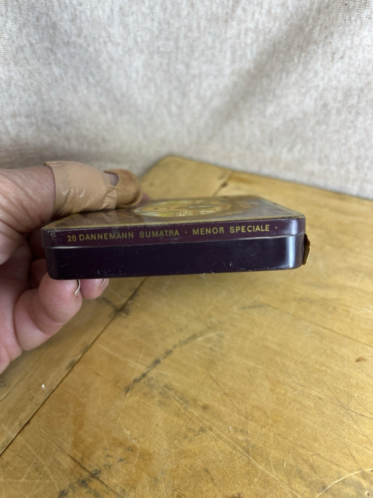 Sumatra Dannemann Tobacco Tin Empty