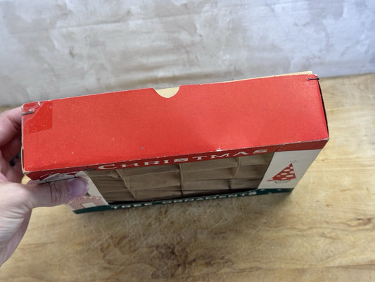 Fantasia Brand Christmas Tree Ornament Empty Box Vtg #1382