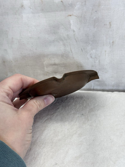 Thunderbird Copper Ashtray Navajo Old Pawn Stamp Hammered Vintage Fred Harvey