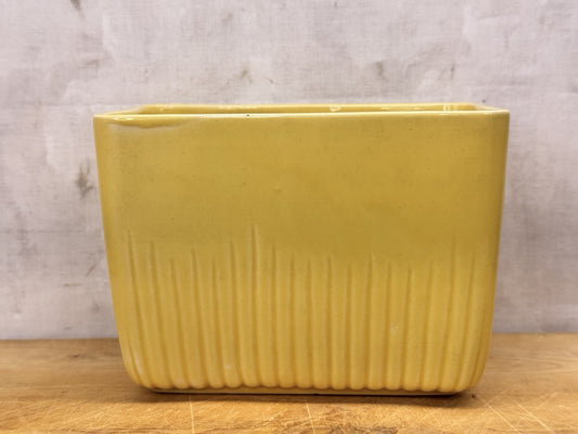 Yellow McCoy Rectangular Planter  #1189