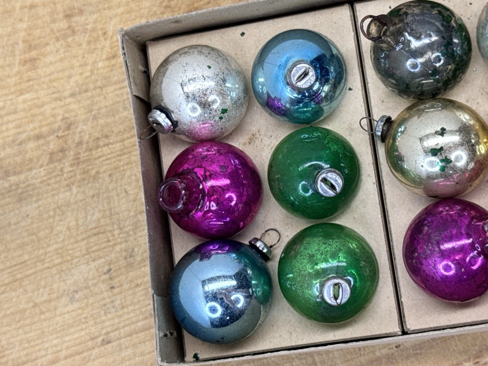 Vintage Shiny Brite Mini Ornaments #1089