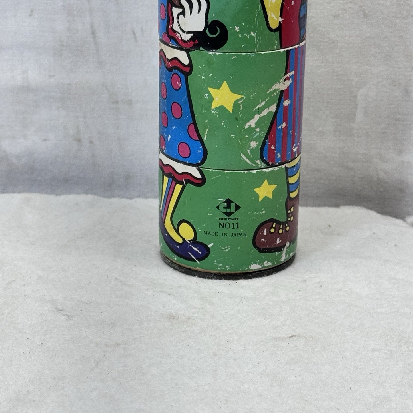 Ikecho Japan Toy Clown Kaleidoscope Vintage