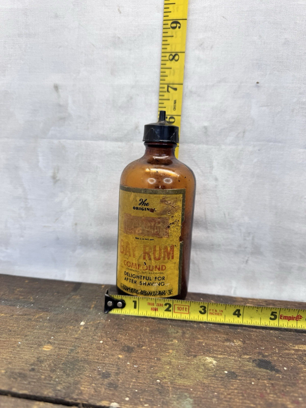 Bay Rum After Shave Vintage Bottle #1420