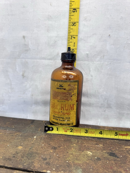 Bay Rum After Shave Vintage Bottle #1420