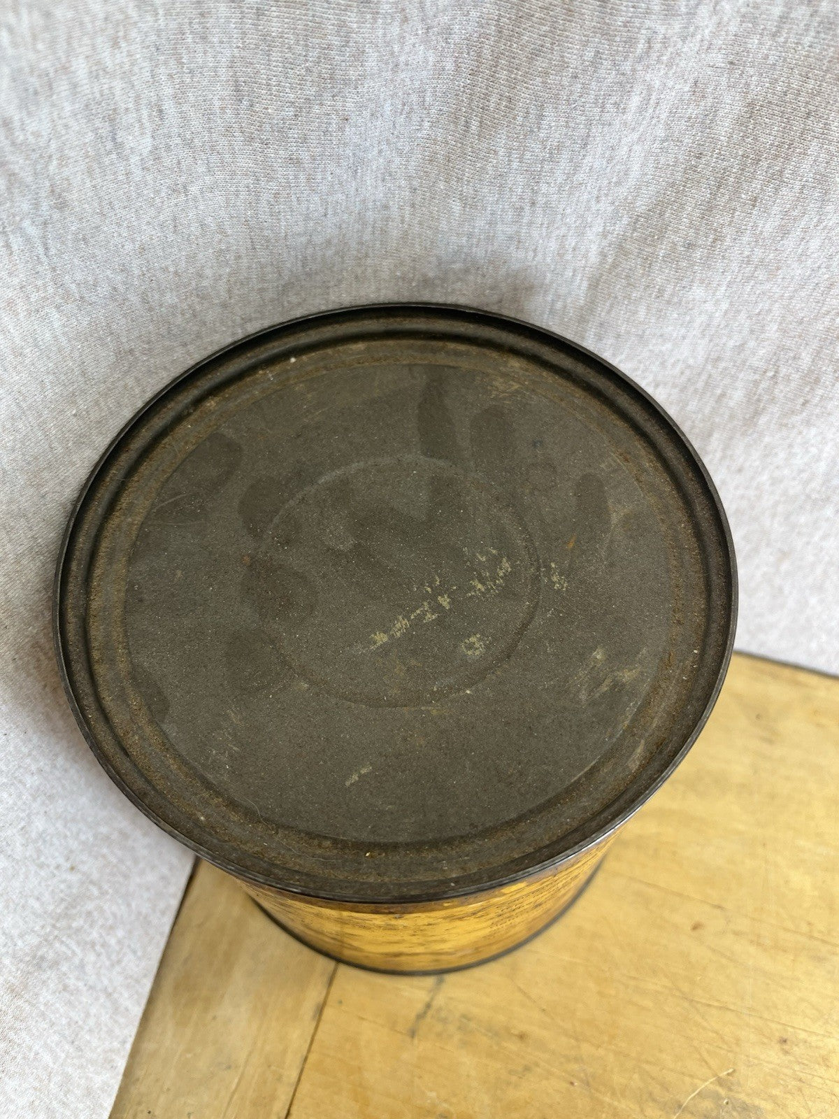 Antique Eight Brothers Long Cut Tobacco Tin And Lid Union Made 1926