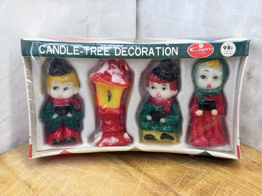 Vintage Christmas NOS Candles In The Box #1265