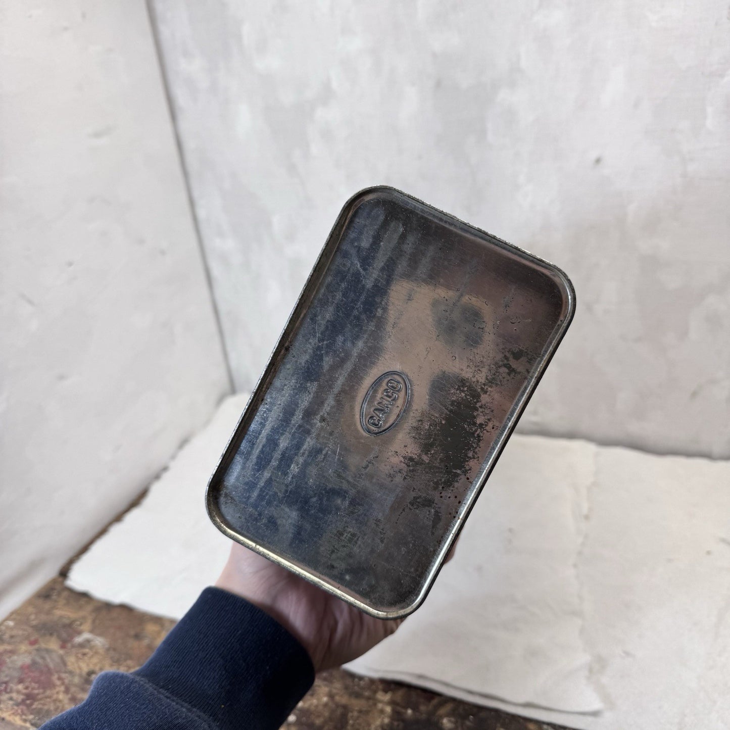 Kleen-Kolz Safety Cleaner Temper Vintage Tin 