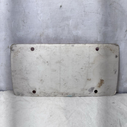 Baird Paper License Plate Dealership Plate Ripon Wisconsin Vintage 