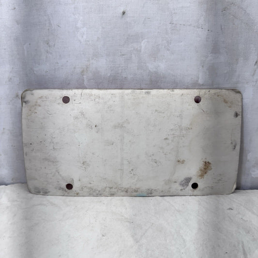 Baird Paper License Plate Dealership Plate Ripon Wisconsin Vintage 