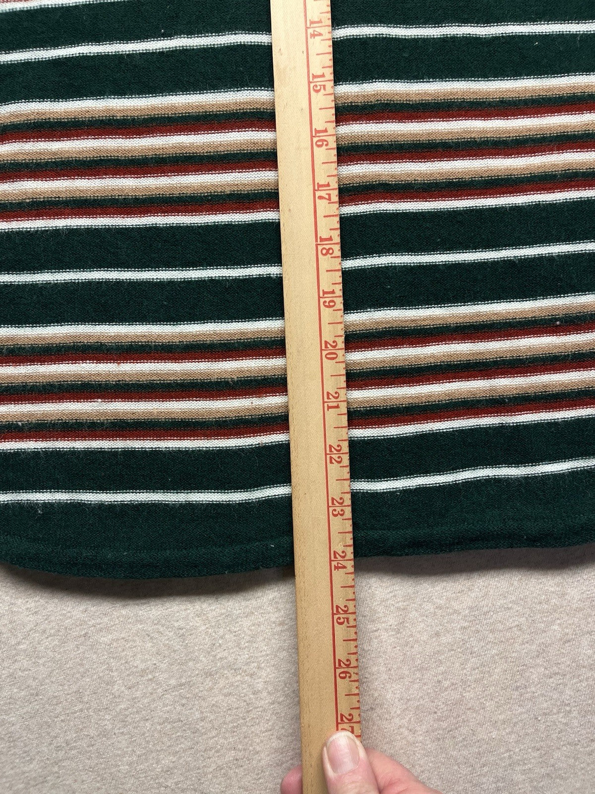 1960s, 70s Men’s Hippy Donn Kelly L Sleeve Knit Striped Shirt