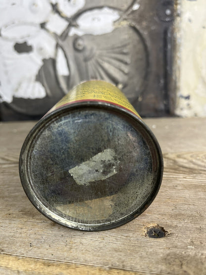 Vintage Collectible Watkins Composite Tin 4 1/2”h, 2 1/2” W