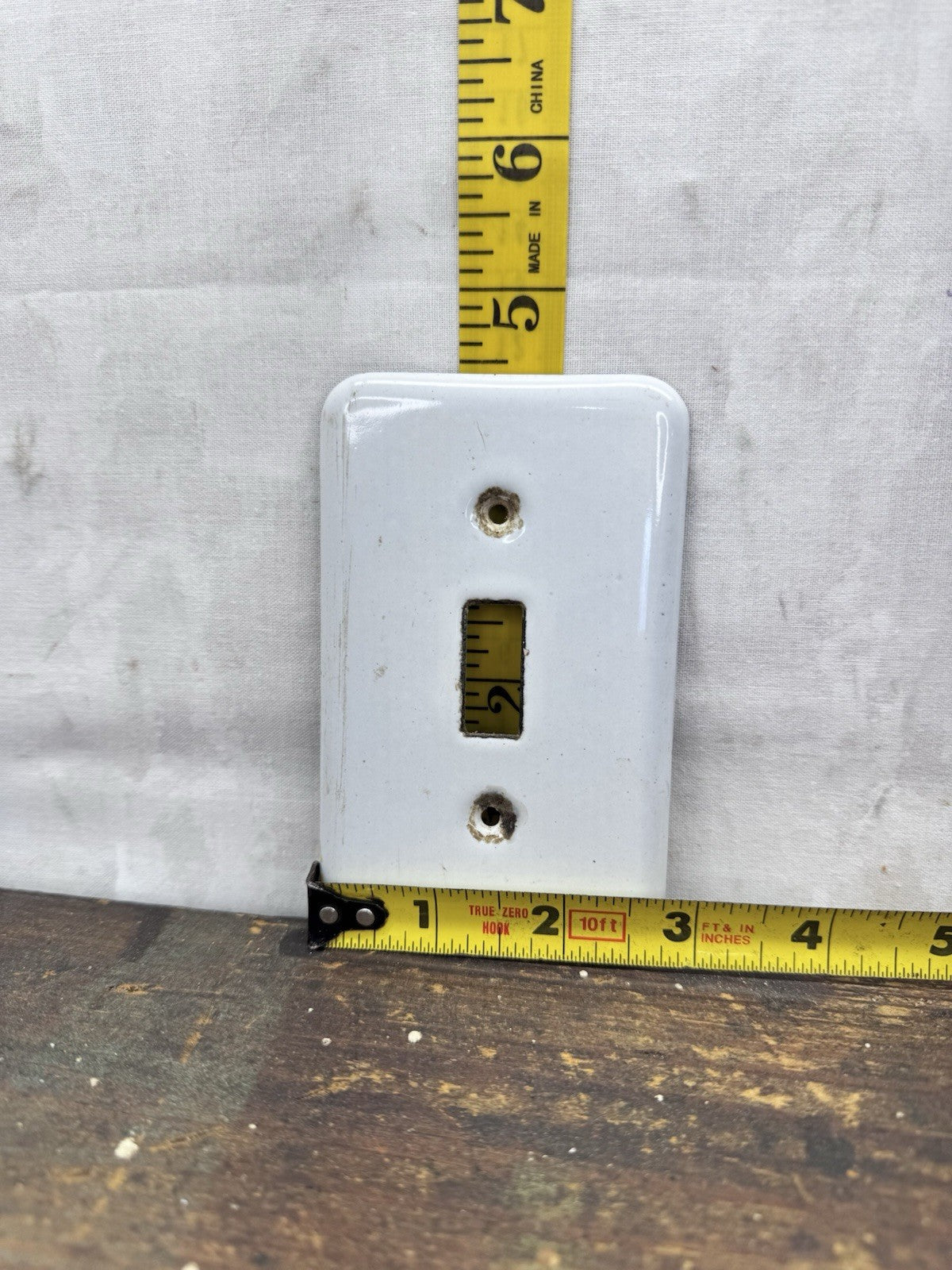 Porcelain Light Switch Plate Cover Antique #S-1527