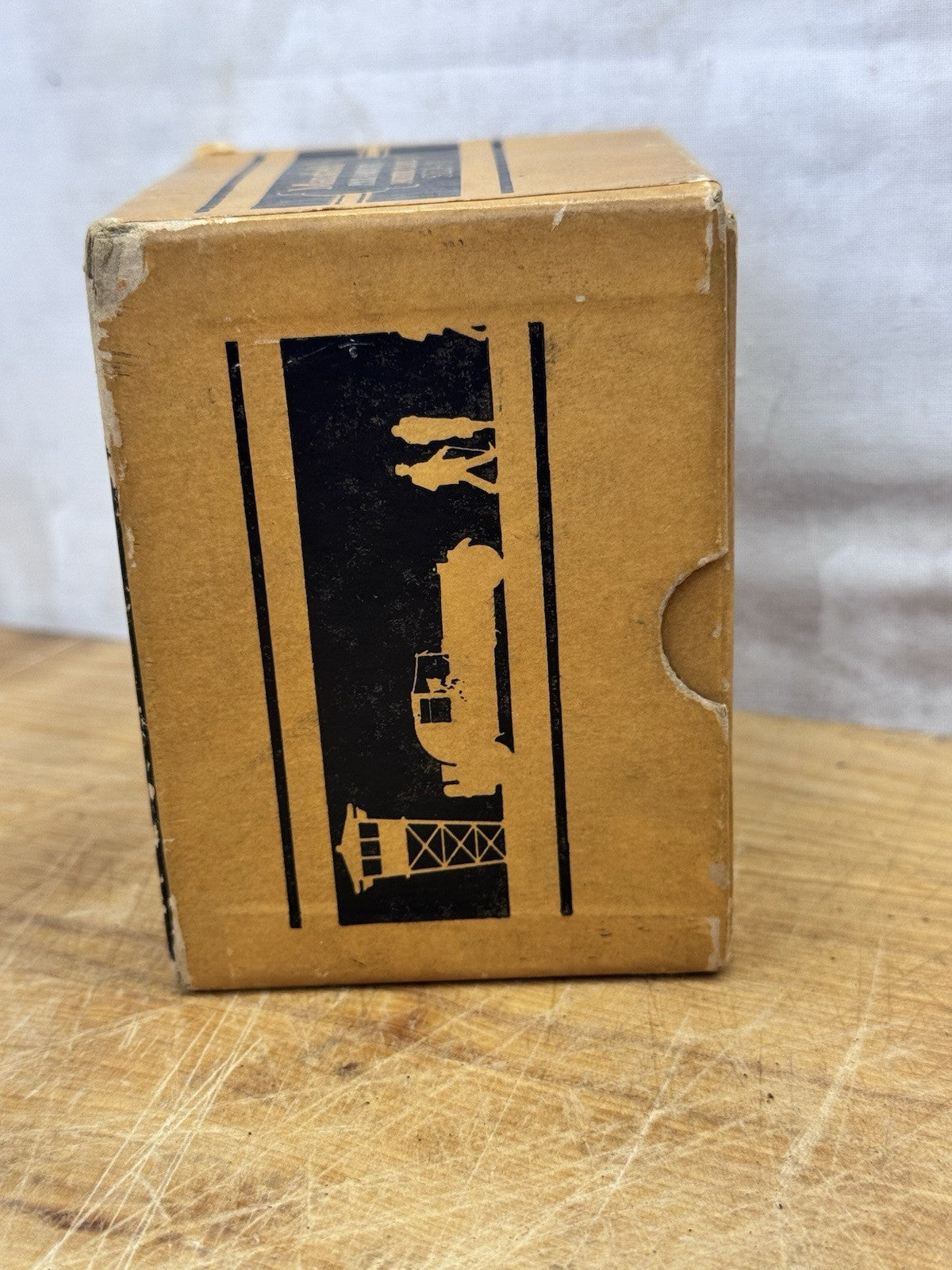 Mansfield Motor Clock Box EMPTY Vintage #1266