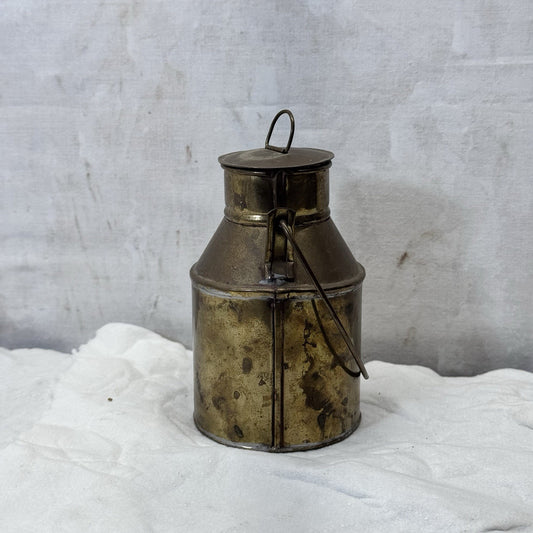 Vintage Metal Tin Dairy Can Decor