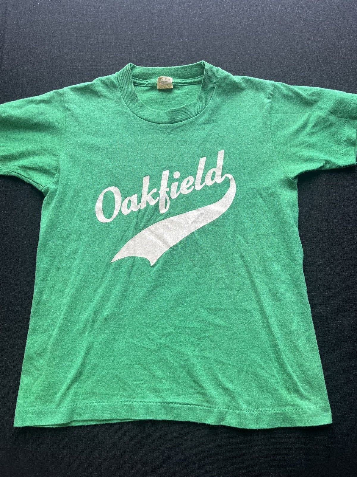 1980s YOUTH Green Oakfield Tshirt