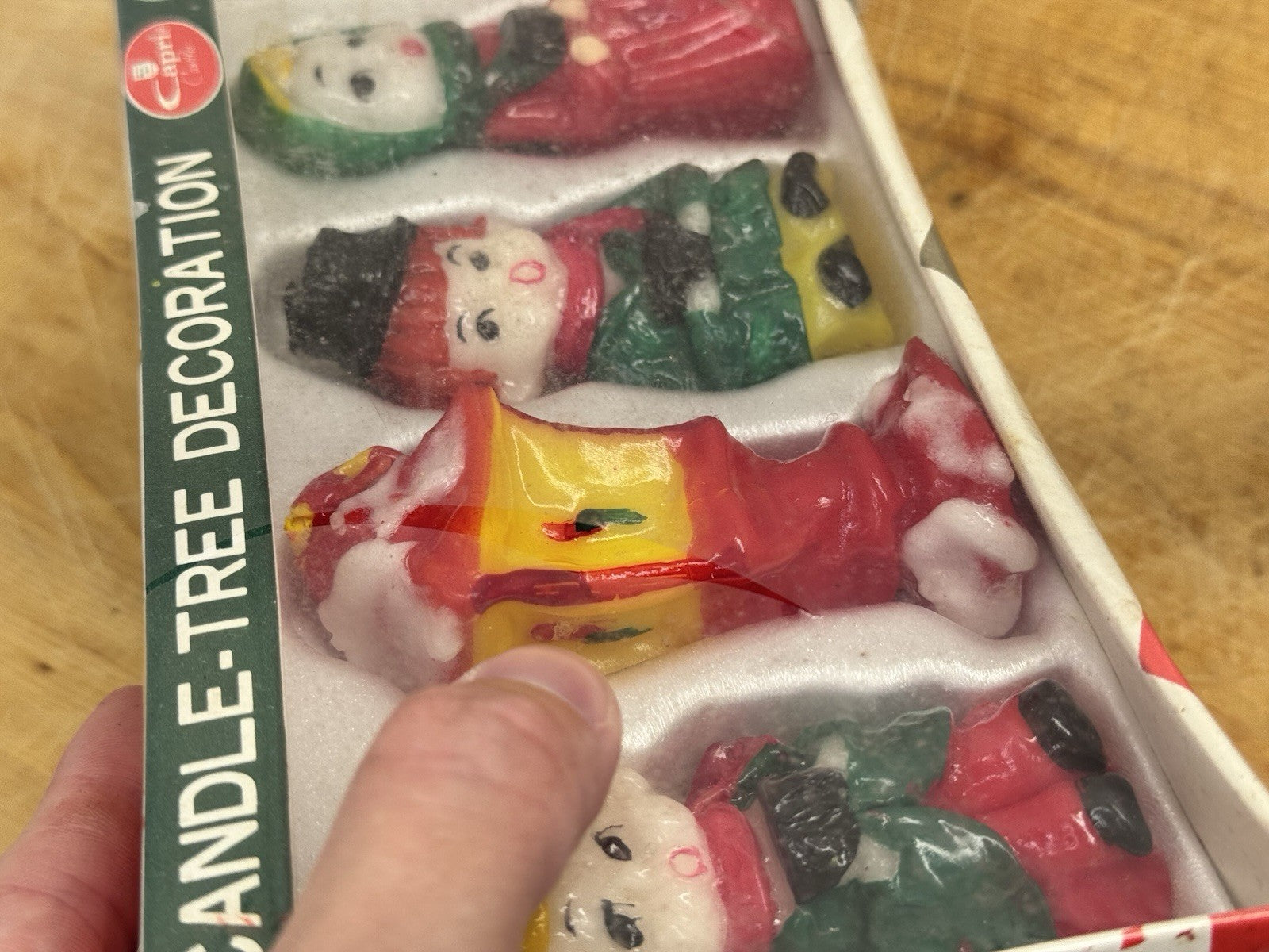 Vintage Christmas NOS Candles In The Box #1265