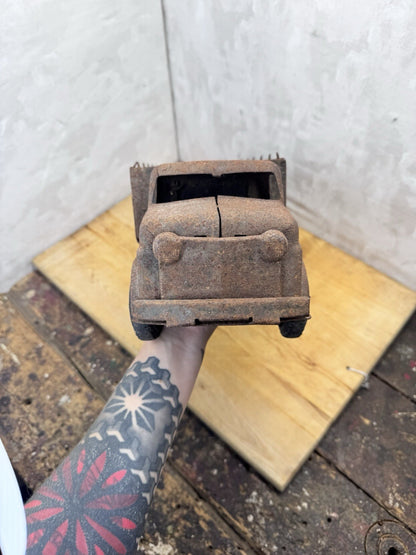 Vintage 1950’s Marx Lamar Army Troop Transport Truck Pressed Steel #1338
