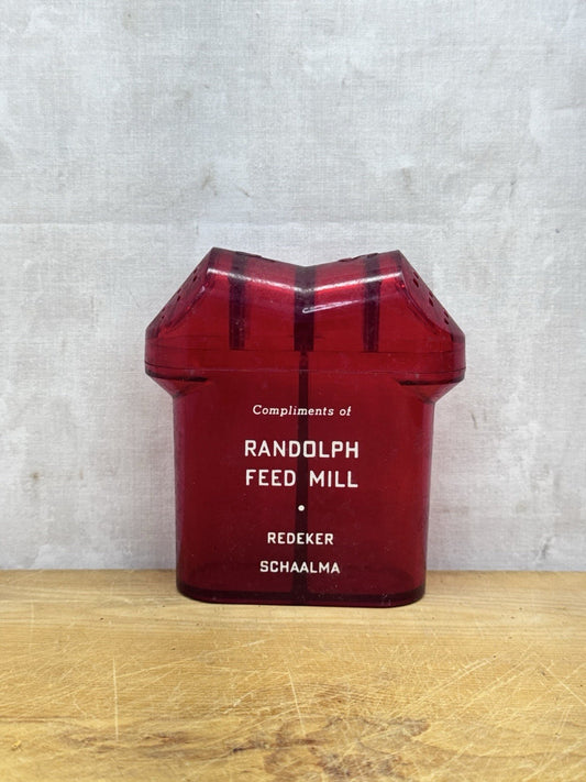 Randolph Wisconsin Feed Mill Salt & Pepper Shakers Vintage #1181