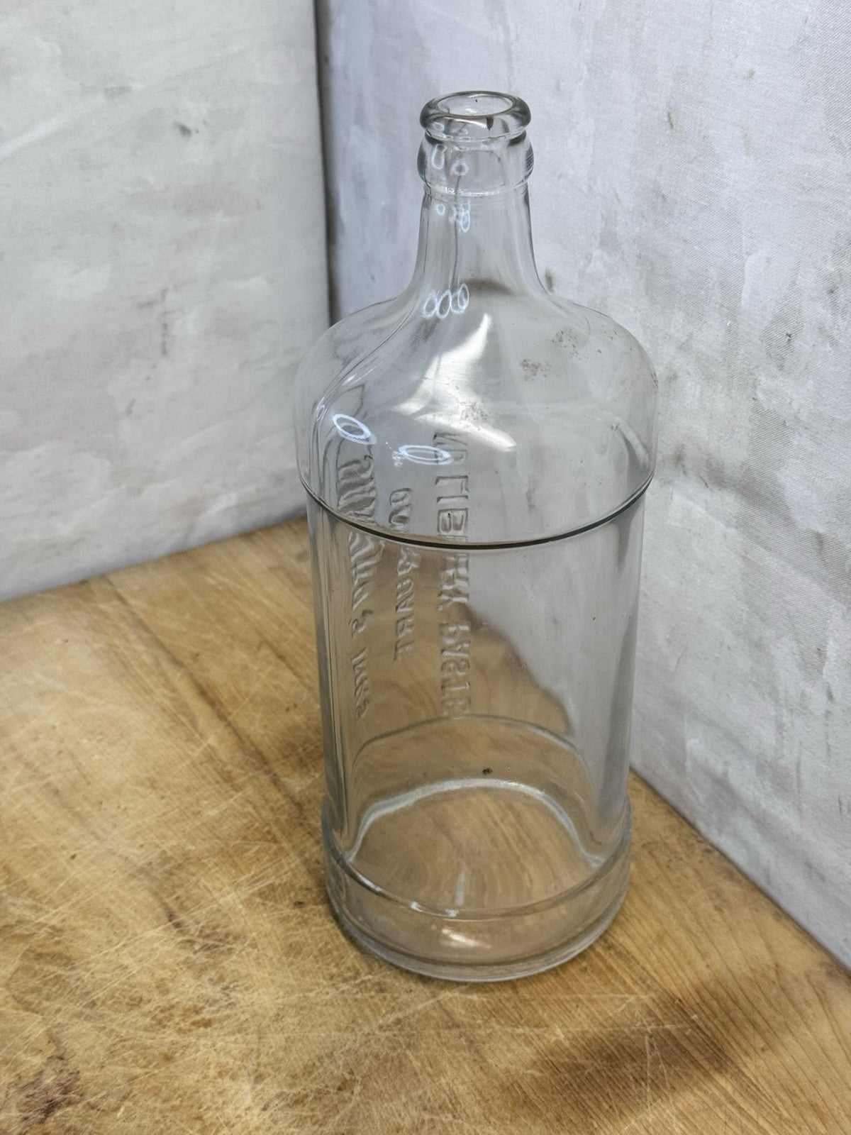 Sanford’s Inks And Library Paste Embossed One Quart Antique Bottle #1452