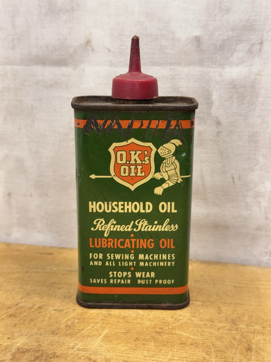 O.K.’s Household Oil Can Vtg #1283