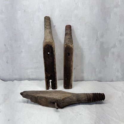 Wooden Vintage Insulator Posts Peg