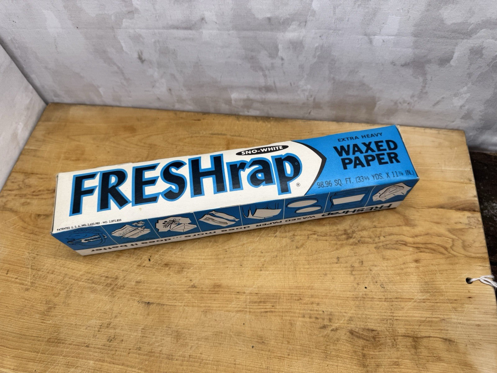 FRESHrap Waxed Paper Vtg Box #1308