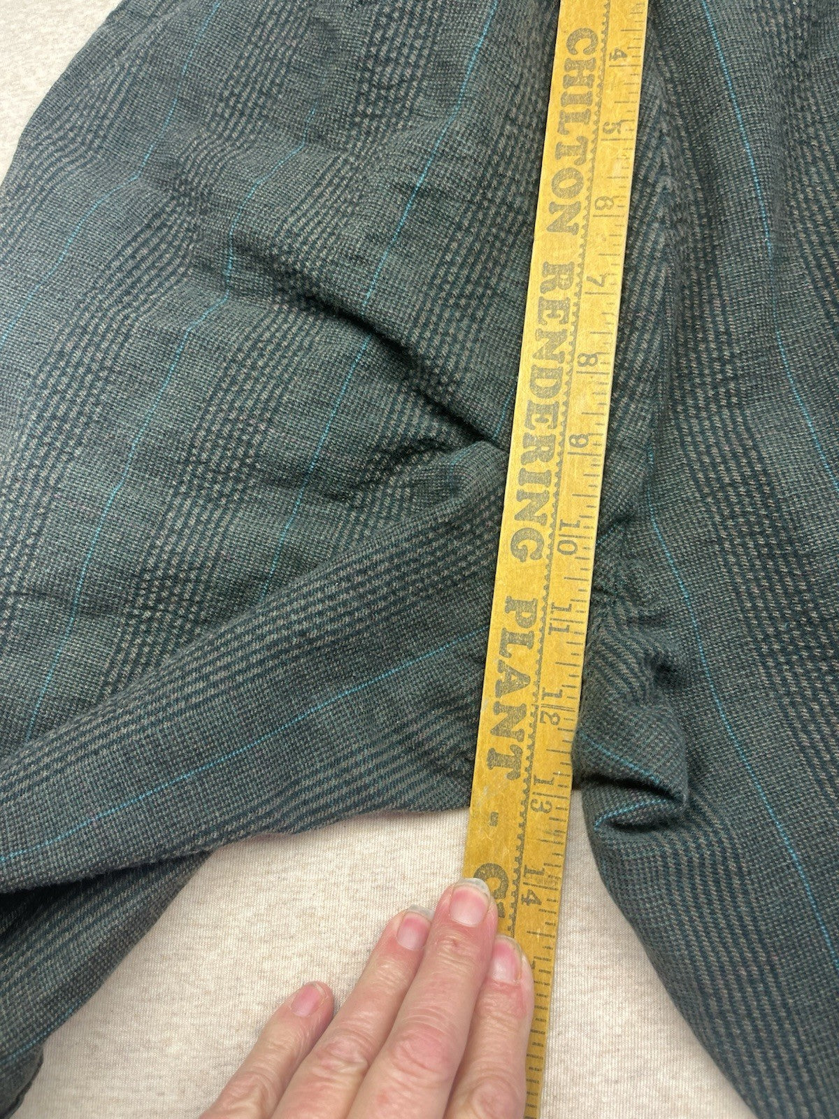1980s Women’s Cotton Grey stripe Stirrup Pants