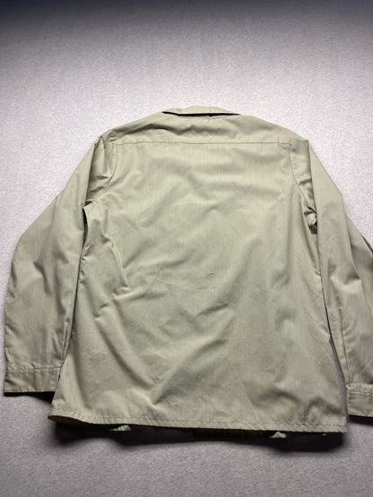 1970s Women’s Tan Cotton L Sleeve Shirt