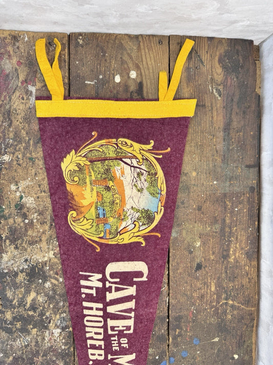 Vintage Souvenir Pennant Mt Horeb Wisconsin #1344
