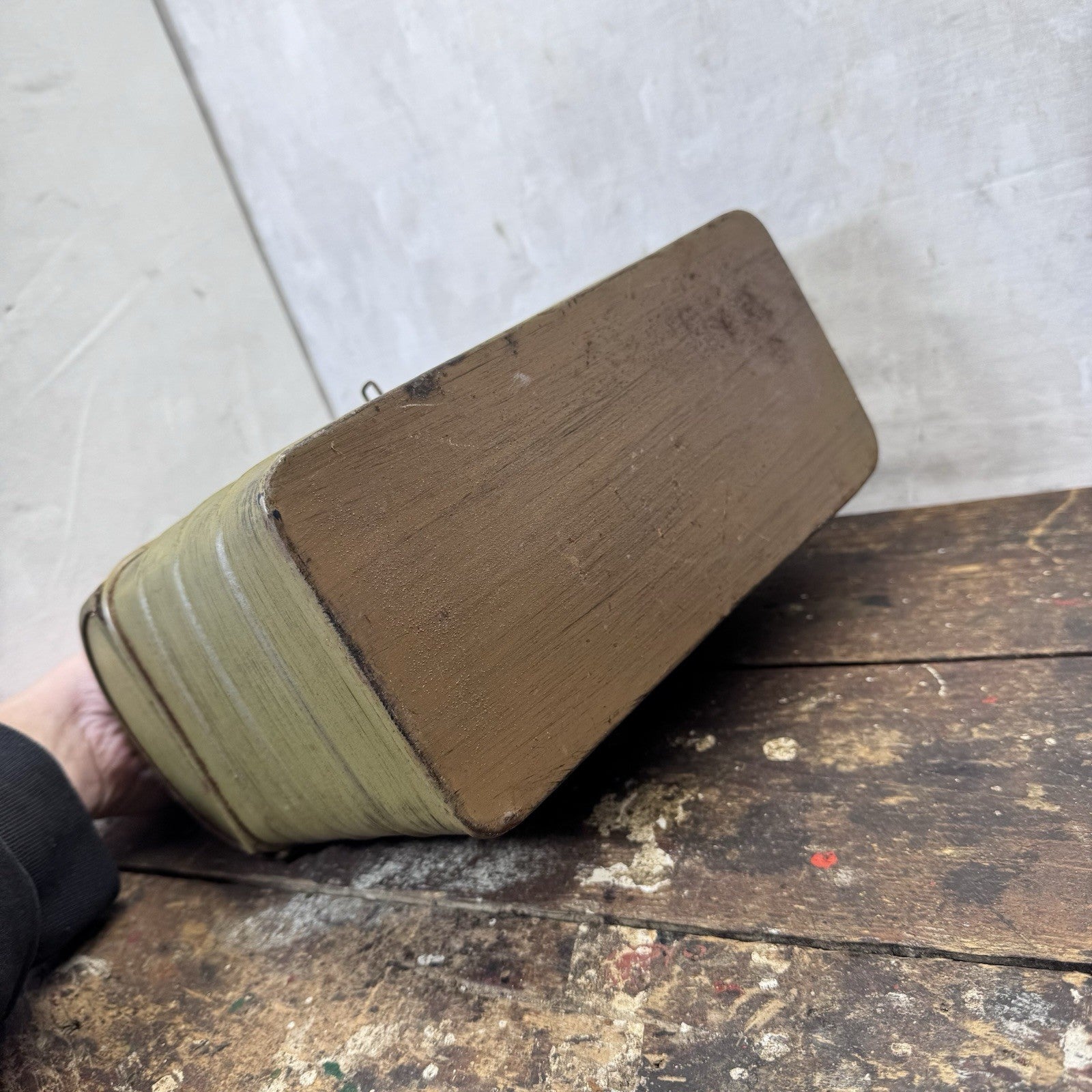 Vintage Tin Painted Lunch Box