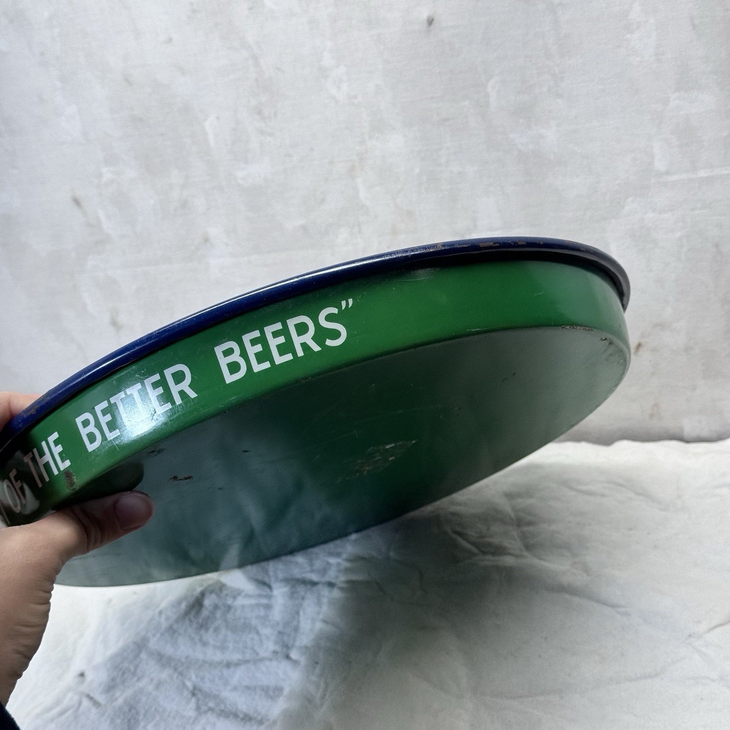 West Bend Old Timers Lager Beer Tray Wisconsin Vintage