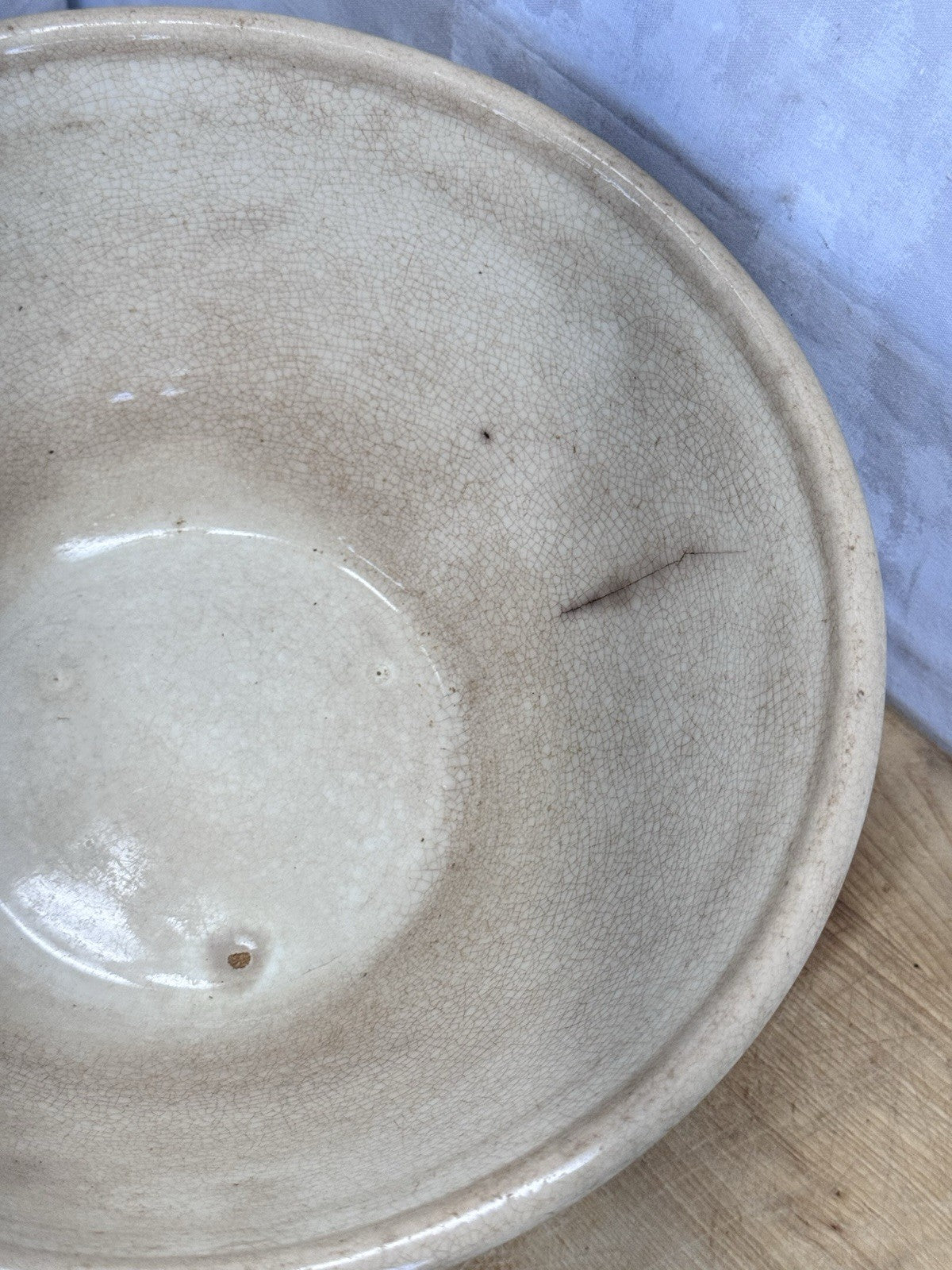 Stoneware Bowl Antique  #1432