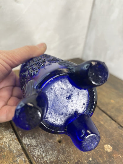 Vintage Cobalt Blue Vase #105