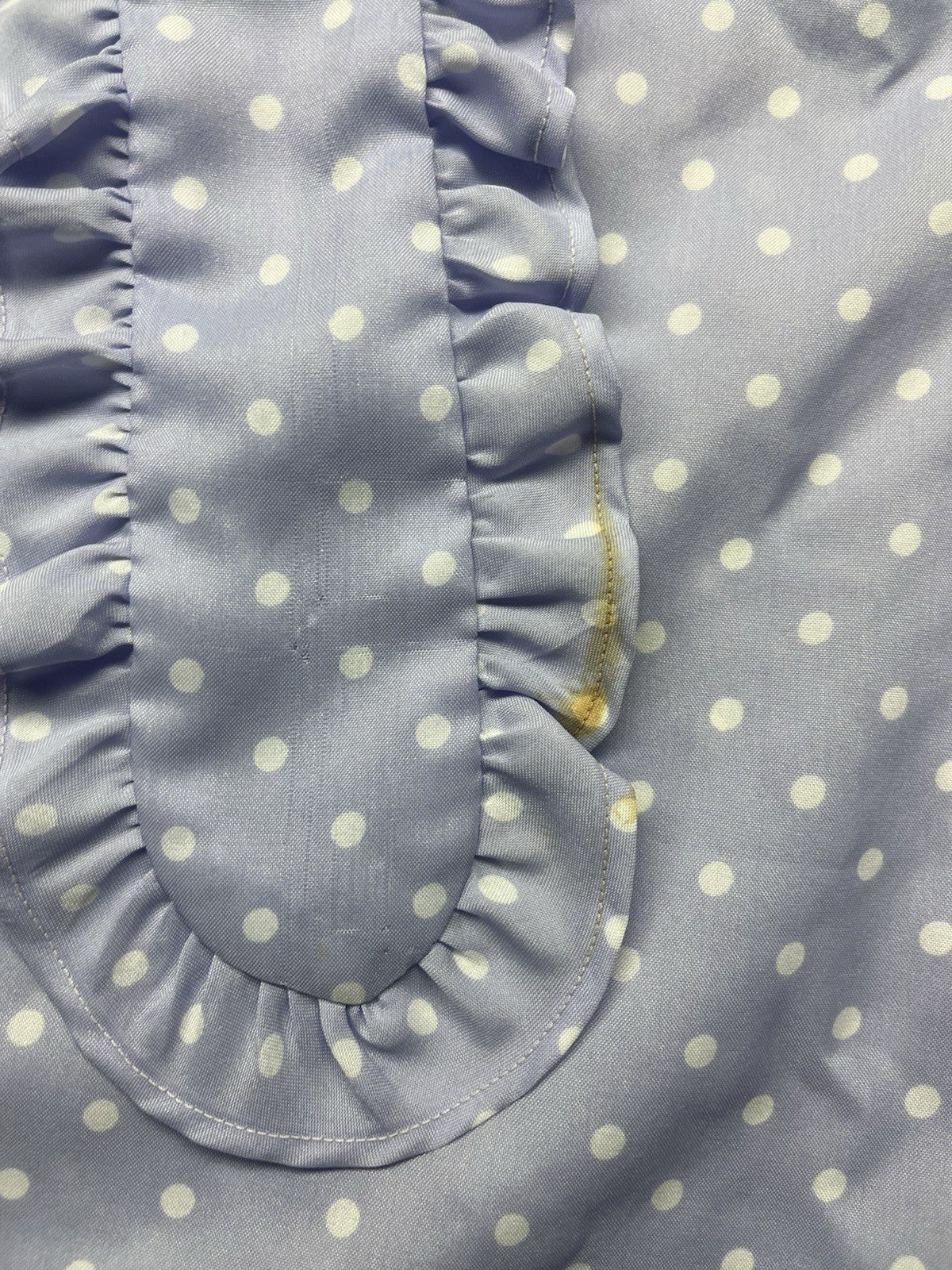 1970s, 80s Women’s Purple Ruffled S Sleeve Top