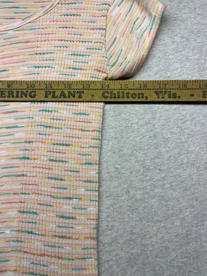 1960-70s Women’s Knit Stripe S Sleeve Top