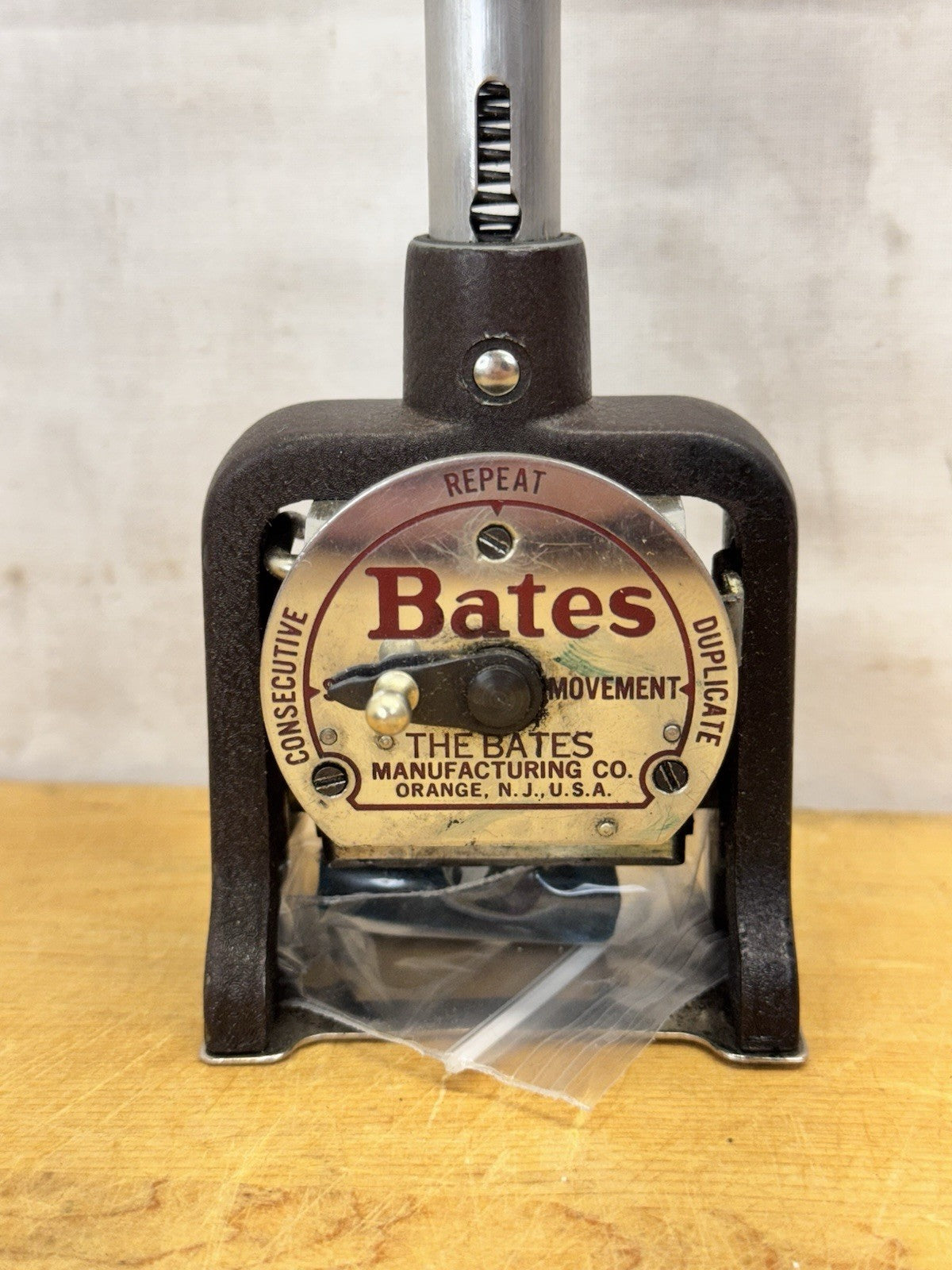 Bates Numbering Machine #1033