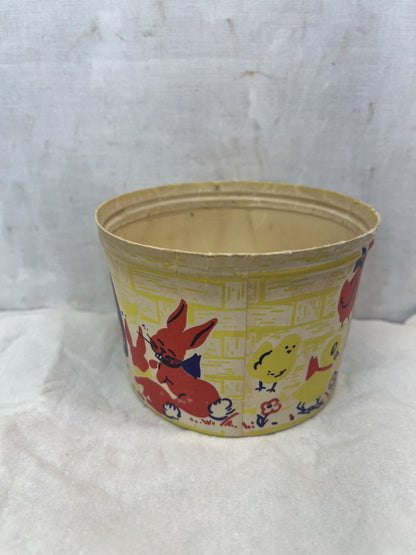 Continental Car Co. Easter Waxed Cardboard Container Vintage