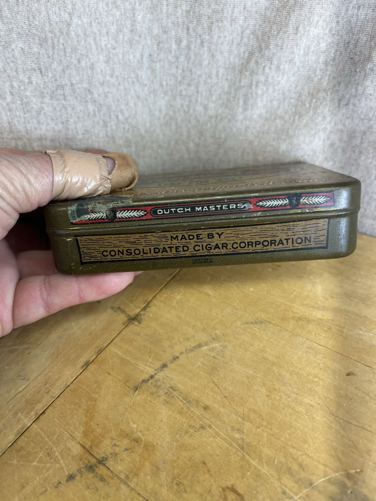 Dutch Masters Empty Vintage Tobacco Tin